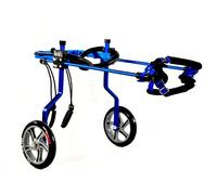 2 Roues RéGlable Chien Animal de Compagnie Fauteuil Roulant Animal de Compagnie Jambe ArrièRe Exercice Voiture Handicapé Chien Assisté Marche Voiture pour Chiots