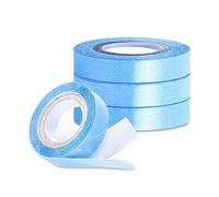 2 rouleau 3 Yard de ruban adhésif double face Super Bleu Lace Front support Bande ruban Adhensive Fort pour postiches et perruques et Extensions de cheveux humains