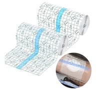2 Rouleau Transparent Adhésif Médical Bandage, 15cmx5 m Pansement Tatouage