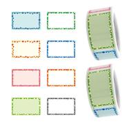 2 rouleaux (400 pièces) d'étiquettes autocollantes, de marquage de bouteille, étiquettes graphiques de bord, étiquettes pour pots de confiture, autocollants d'écriture manuscrite, marqueurs