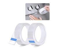 2 Rouleaux Bande Etancheite Autocollante Imperméable,PVC Ruban Adhesif de Scellage Mural,Douche,Toilette,Cuisine,Salle de Bains (Couleur transparente)