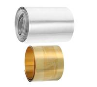 2 Rouleaux Bandes D’électrode en Cuivre et Zinc | Matériaux de Science pour Expériences à Domicile, Éclairage LED, Projets Scolaires et Démonstrations