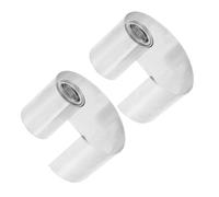 2 Rouleaux Bandes D’électrode en Zinc Argentées pour Expériences de | Surface Lisse Facile à Découper, Compatible Électrodes Cuivre et Pinces Crocodiles, Matériel pour Élèves et Ateliers Stem