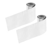 2 Rouleaux Bandes D’électrode en Zinc Pur pour Expériences de Pile à | Métal Argenté Prédécoupé, Surface Lisse, Découpe Personnalisable, Adapté aux Solutions Électrolytiques et Divers Fruits