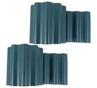 2 Rouleaux Bordure de Jardin Décorative en Plastique | Clôture de Pelouse Réutilisable, Usage Jardin et Balcon, Décor Pratique, Retrait Simple