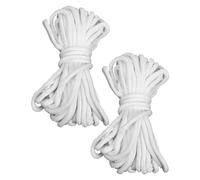 2 Rouleaux Cordon en Coton Absorbant Automatique | Dispositif DIY à Mèche, Alimentation Continue, Usage Intérieur, pour Tomates et Pots Blancs