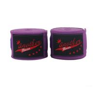 2 rouleaux de bandage de boxe de 3 mètres pour un soutien efficace de la main et du poignet (violet)