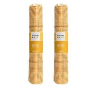 2 rouleaux de cannage en rotin - mailles fines carrées 30 x 50 cm