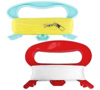 2 Rouleaux de Corde de cerf-Volant avec poignée de Corde de cerf-Volant, Corde de cerf-Volant Volant de 100 m, Corde de cerf-Volant en Nylon, Accessoires de cerf-Volant d'extérieur
