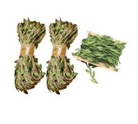 2 Rouleaux De Ficelle De Feuilles, 1 Rouleau De Rotin De Feuilles, Guirlande De Décoration De Jardin, Ficelle De Feuilles De Mariage, Décorations De Feuilles Simulées