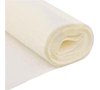 2 rouleaux de papier crépon froissé de 250x50cm, emballage de fleurs, artisanat, banderole de papier for bricolage, Scrapbooking, décoration de fête Origami, matériel d'emballage Pour Mariage(Beige)
