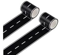2 rouleaux de ruban adhésif de route pour enfants ruban piste course réutilisable pour voitures jouets - Conception facile à décoller et sans résidus créez des pistes personnalisées n'importe où (5