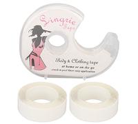 2 Rouleaux de Ruban Adhésif Double Face pour Femme avec Distributeur, Robinet Transparent pour Vêtements et Corps avec une Forte Adhérence, Ruban Adhésif Double Face Respectueux de la Peau pour Salon