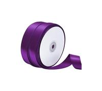 2 Rouleaux De Ruban Satin Pour Vos Cadeaux Et Décoration Violet Foncé [ Largeur 2 Cm ]