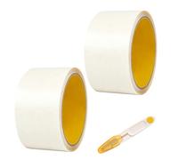 2 rouleaux de scotch etanche eau pour tente et store, ruban TPU transparent, scotch etanche auto-adhésif avec ciseaux pour camping-car, bâche, matelas gonflable, reparation toile de store