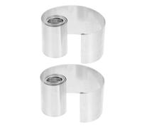 2 Rouleaux Feuille D’anode en Zinc Argenté 54x4x0, 08 Po