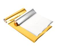 2 Rouleaux Feuille de Transfert en Aluminium Thermosensible | Rouleau Décoratif Activé Chaleur, pour Pages de Scrapbook et Projets Faits Main
