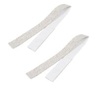 2 Rouleaux Joint Adhésif en Vermiculite, Bande Plate Beige | Dos Auto-adhésif Double Face, Pose Rapide, Maintien de Chaleur, pour Entretien Foyer et Portes Vitrées