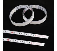 2 Rouleaux Mètre à Ruban Auto-adhésif, 1 Mètre Mètre Ruban Auto-adhésif, Règle Métrique Auto-Adhésive pour Mesurer des Objets Verticaux Tels Que des Établis (Arrière)