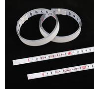 2 Rouleaux Mètre à Ruban Auto-adhésif, 1 Mètre Mètre Ruban Auto-adhésif, Règle Métrique Auto-Adhésive pour Mesurer des Objets Verticaux Tels Que des Établis (Avant)