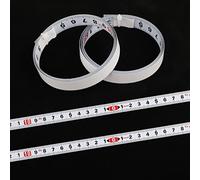 2 Rouleaux Mètre à Ruban Auto-adhésif, 1 Mètre Mètre Ruban Auto-adhésif, Règle Métrique Auto-Adhésive pour Mesurer des Objets Verticaux Tels Que des Établis (Centrage)