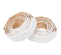 2 Rouleaux Moulures Murales Autocollantes en Pvc Blanc