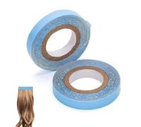 2 Rouleaux Ruban Adhésif pour Extensions de Cheveux, 3 m Ruban Adhésif Double Face pour Perruques de Cheveux Ruban Adhésif pour Extensions de Cheveux Essentiels de Coiffure pour Filles Femmes