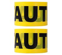 2 Rouleaux Ruban de Signalisation de Distance Caution | Grand Rouleau Multi-usage, Résiste aux Déchirures, pour Zones à Risques et Obstacles, Usage Sécurité