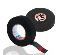 2 Rouleaux Ruban De Tissu Automobile Ruban Pour Voiture En Tissu Bande Adhésif Isolant Véhicule Ruban De Câblage Pour Harnais De Câblage Pour Voiture Moto 19mmx15m Noir