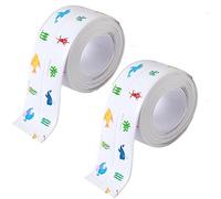 2 Rouleaux Ruban d'Étanchéité Auto-Adhésif，Étanche Ruban，convient à la cuisine, à la salle de bain, à la baignoire, à la douche, au sol.