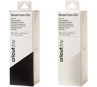 2 rouleaux thermocollants mats 61 x 14 cm - noir, blanc -