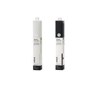 2 rouleaux thermocollants pailletés 61 x 14 cm - noir, blanc -