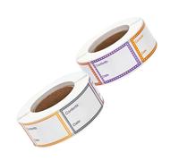 2 Rouleaux1000 PièCes éTiquettes Autocollantes CongéLation Alimentaire,Autocollantes Cuisine éTiquettes Universelles,Amovibles, D'éTiquetage pour Pots D'éPices BoîTes de CongéLation