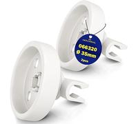 2 Roulette Lave Vaisselle pour Panier Inférieur Ø34x8mm 00066320 pour Bosch | pour Siemens - Garantie de 10 Ans - MONTERAL