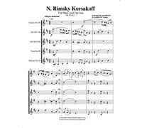 2 Russian Songs for Saxophone Quintet by N. Rimsky-Korsakov
