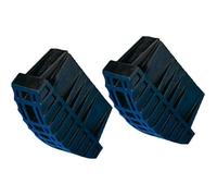 Tubesca-Comabi Paire de sabots caoutchouc 9007002 pour pied d'échelle 50 mm Noir