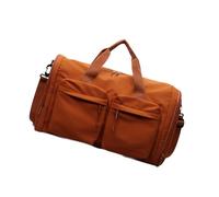 2. Sac à bandoulière portable pour femme, grande capacité, résistant à l'eau, design pour un usage quotidien et des aventures en plein air, sac de bagage intérieur spacieux pliable pour femme, marron