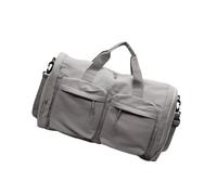 2. Sac à bandoulière portable pour femme, grande capacité, résistant à l'eau, pour un usage quotidien et des aventures en plein air, sac de week-end pliable pour voyage d'affaires, gris, Beauté de