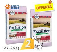 2 Sachet - Exclusion Chien Mediterraneo Adult Grandes Breed Lumière Avec Chicken