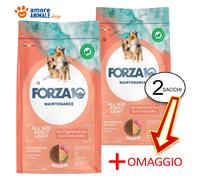 2 Sachets Forza10 Dog Maintenance LIGHT Tous Tailles - Tonno Et Riso - 12 kg