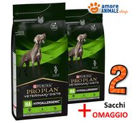 2 Sachets Purina Dog Pro Plan HA Hypoallergénique Véto Diet 11 kg Aliments Secs