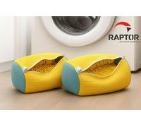 2 sacs à chaussures pour machine à laver Sac de lavage pour chaussures, sac de lavage Sneaker Chaussures Sac à linge avec duvet de nettoyage 360° et fermeture éclair, sac à chaussures