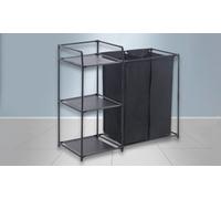 2 sacs à linge avec étagères Herzberg