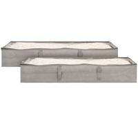 2 sacs de rangement sous lit pour linge avec poignées - 75 L [infactory]