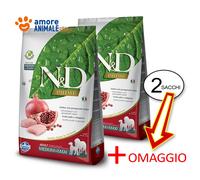 2 SACS Farmina Dog N&D Prime Grain Free Adulte Maxi → Poulet Et Grenade 12 Kg