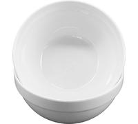 2 saladiers en mélamine Ø 23 cm en blanc Saladier