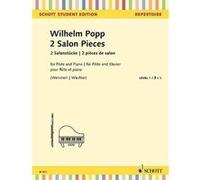 2 Salon Pieces - Schott Student Edition - Flute and Piano - part and score - (SE 1017) - [Version Originale] Inconnu (Auteur)