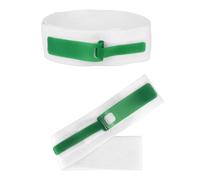 2 Sangles de Jambe pour Sonde Urinaire Foley, 63 x 5 cm en Polyester Élasthanne et Nylon pour une Stabilisation Sûre du Tube et un Port Confortable (Vert)