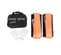 2 sangles de traction pour pneus, sangles d’urgence à forte adhérence pour camions et gros SUV, dispositif de traction anti-dérapant pour pneus neige, avec gants, pour le dépannage