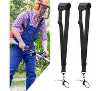 2 Sangles d'épaule Réglables - Harnais pour Débroussailleuse Durable pourJardinage pour Débroussailleuse KM, STIHL FS (Noir)